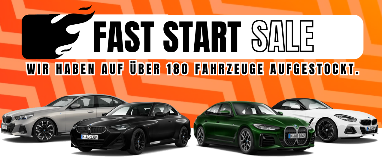 Fast Start Sale BMW Aktion