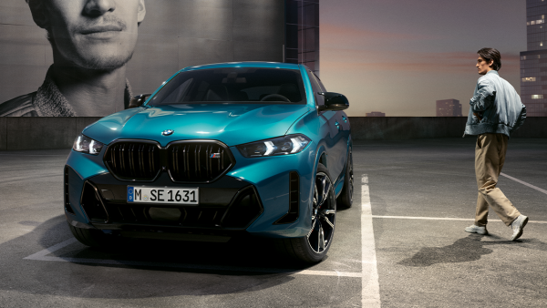 Klare Designsprache und markante Front: Der BMW X6