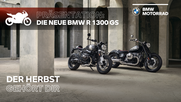Präsentation: Die neue BMW R 1300 GS